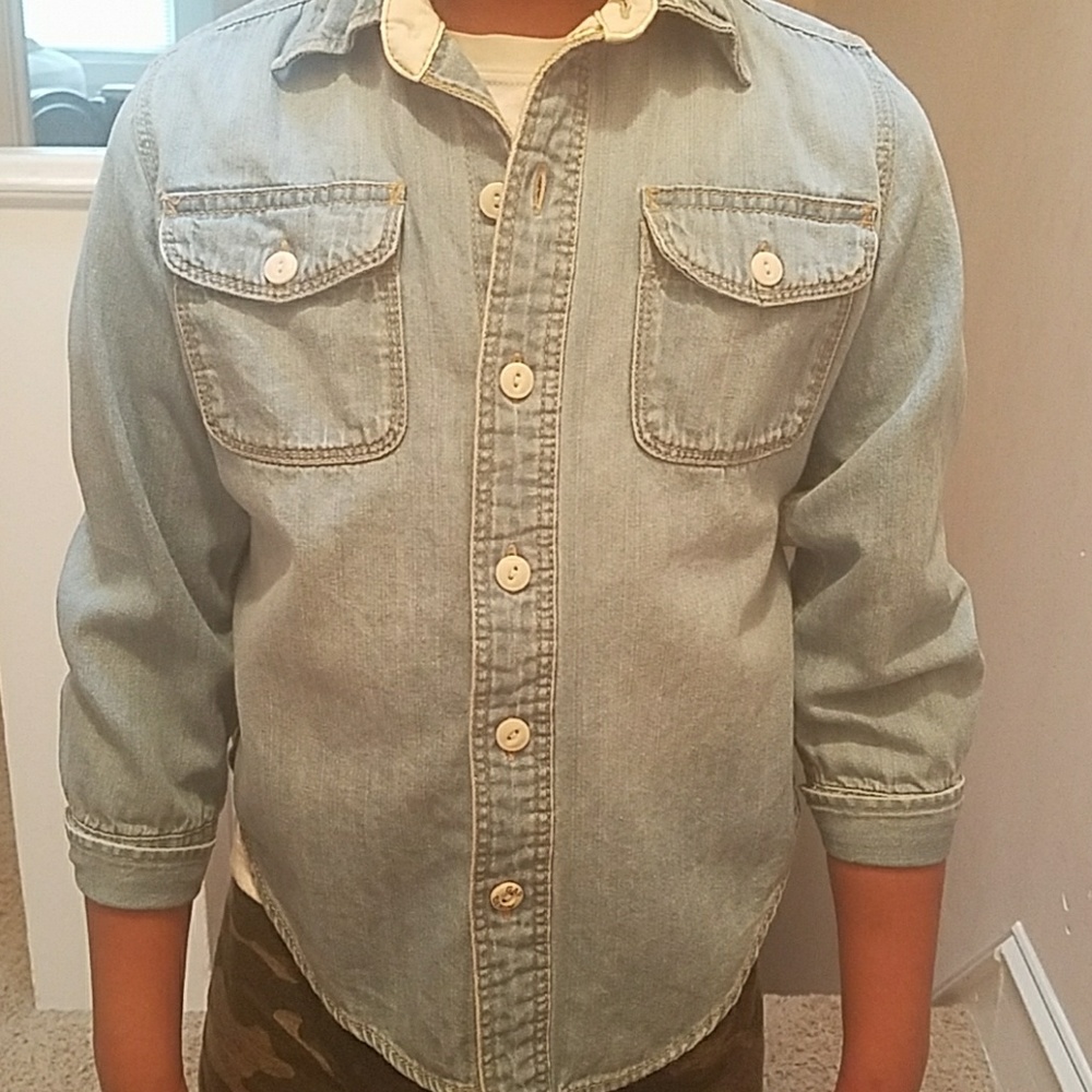 Boy's light jean shirt